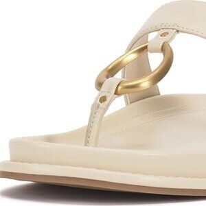 *NEW IN BOX* Vince Camuto Women's Genri Sandal - Panna Creme Leather, Size 9